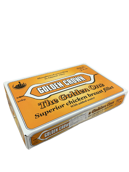 Chicken Breast Golden Crown 80% (10kg) - Orange