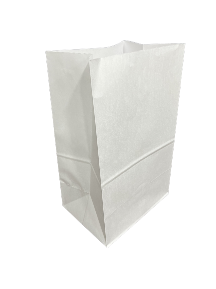 White Paper Bag LBW3 (L) 250pcs (28x20x45cm)
