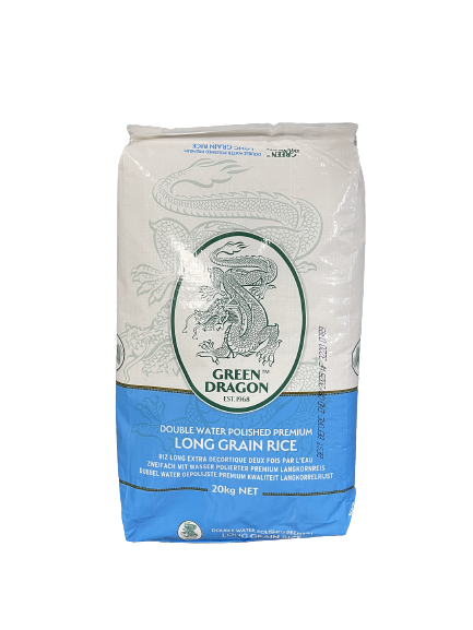 Green Dragon Long Grain Rice (20kg) - BLUE