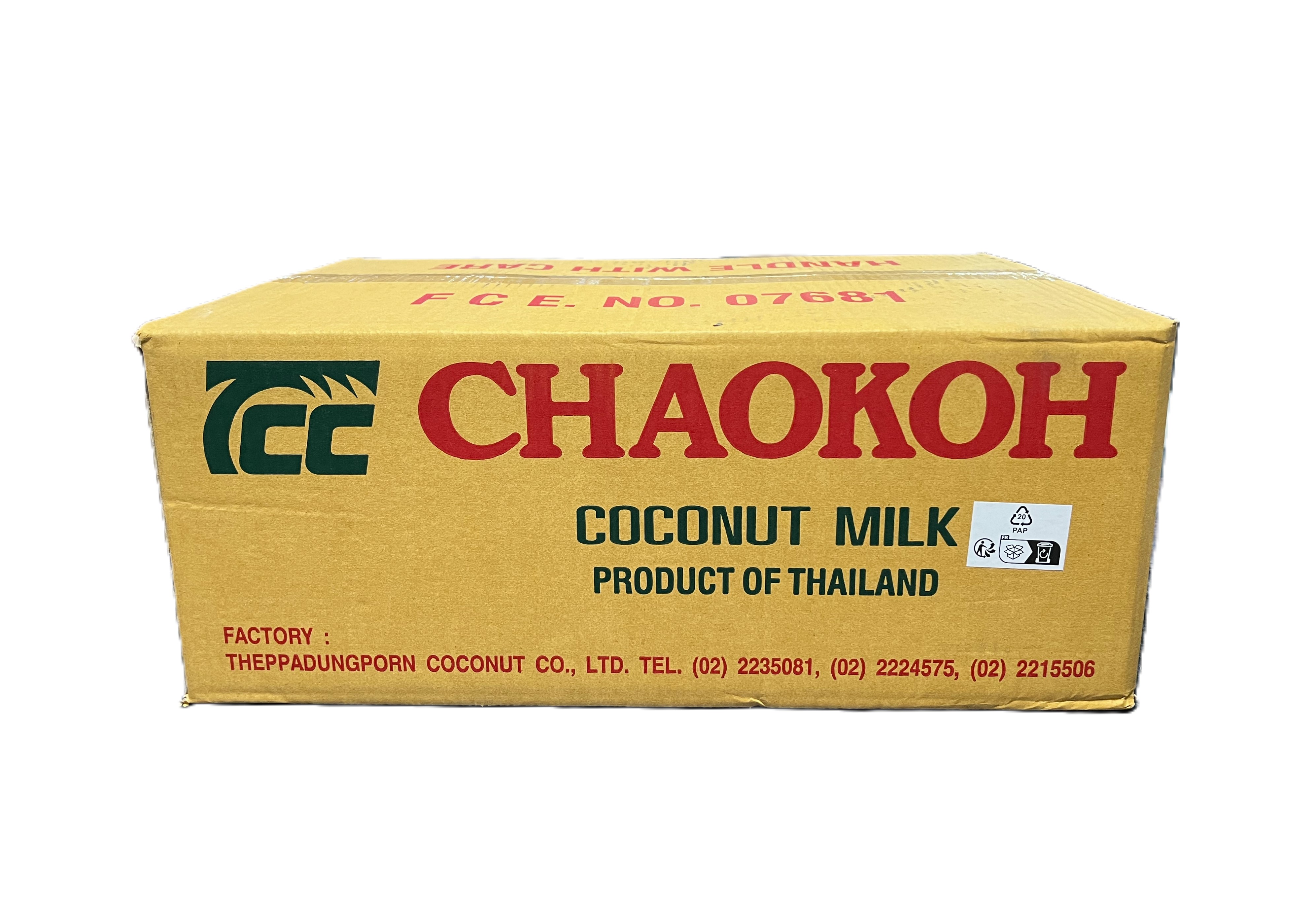 Chaokoh Coconut Milk (6x2.9L)