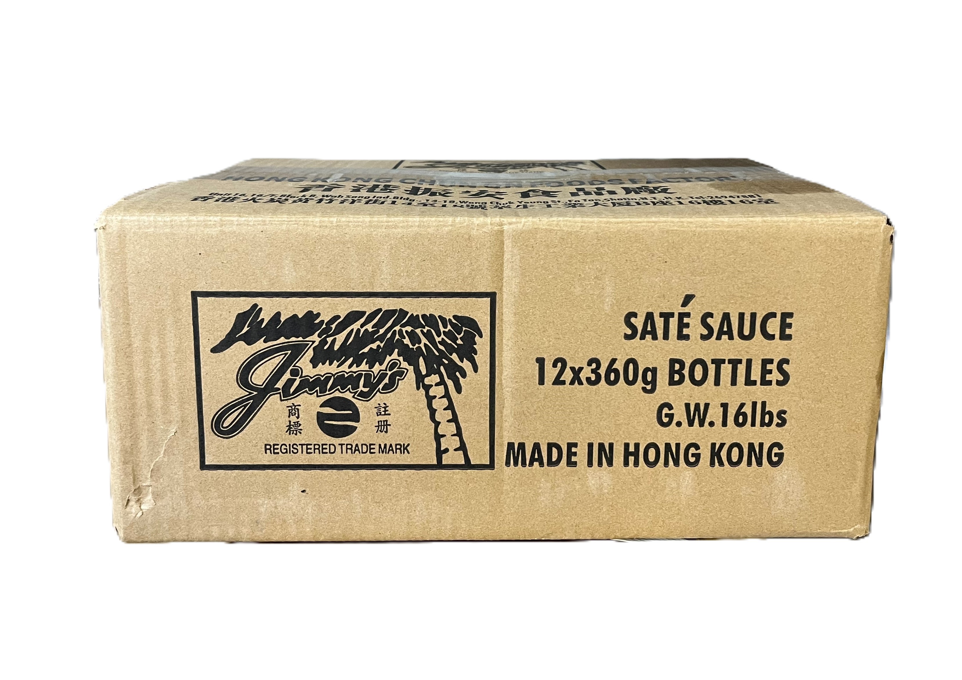 Jimmy's Sate Sauce (12x360g)