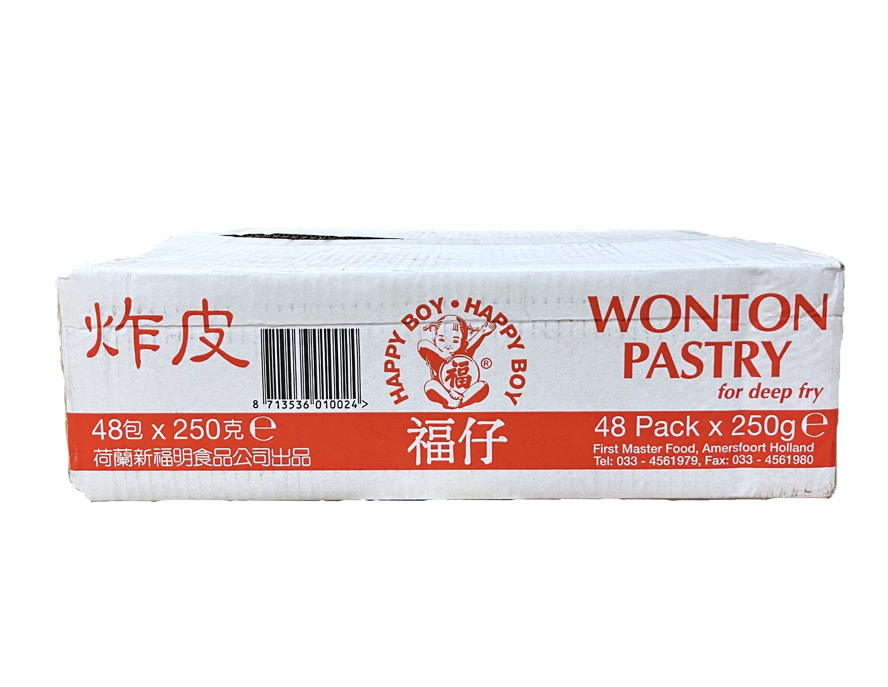 Happy Boy Won Ton Fried Pastry (Red) (48x250g)
